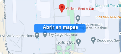 Mapa de Santiago Aeropuerto