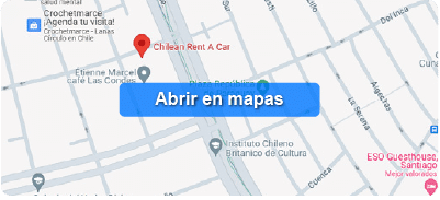 Mapa de Santiago Las Condes